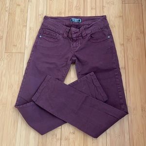 Guess maroon jeggings